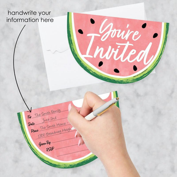 Fruit Party Invitation Card with Envelope