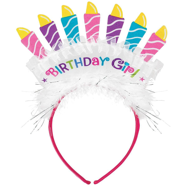 Birthday Cake Tiara - Pink
