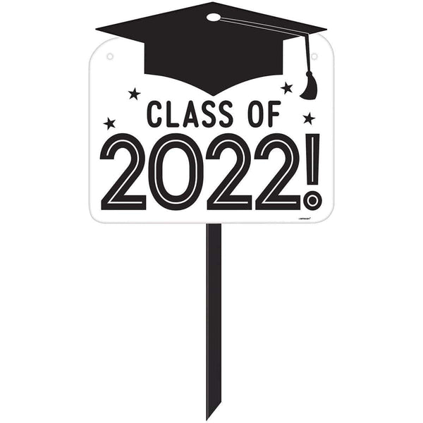 Graduation "2022" Yard Sign, 14'' x 15''