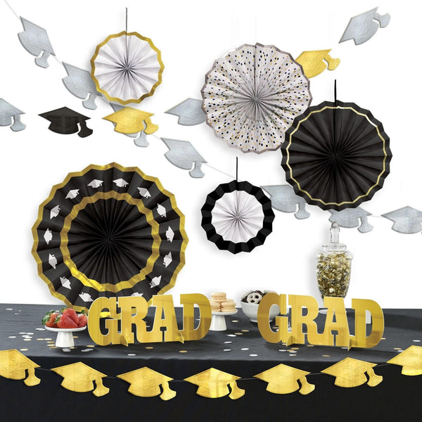 Graduation Decoration Kit "Grad", 10 Count